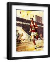 Running a Marathon in the Olympics-McConnell-Framed Premium Giclee Print