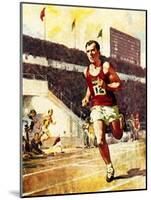 Running a Marathon in the Olympics-McConnell-Mounted Giclee Print
