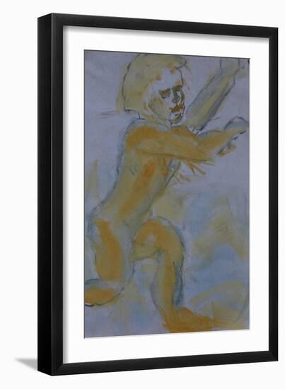 Running angel-Cosima Duggal-Framed Giclee Print