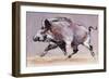 Running Boar, 1999-Mark Adlington-Framed Premium Giclee Print