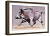 Running Boar, 1999-Mark Adlington-Framed Giclee Print