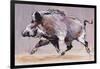 Running Boar, 1999-Mark Adlington-Framed Giclee Print