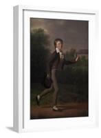 Running boy. Marcus Holst von Schmidten, 1802-Jens Juel-Framed Giclee Print