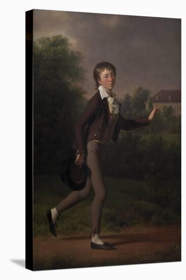 Running boy. Marcus Holst von Schmidten, 1802-Jens Juel-Stretched Canvas