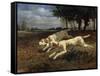 Running Dogs, 1853-Constant Troyon-Framed Stretched Canvas