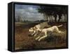 Running Dogs, 1853-Constant Troyon-Framed Stretched Canvas