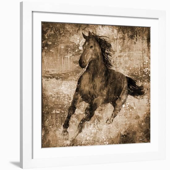 Running Free-Eric Yang-Framed Art Print