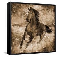 Running Free-Eric Yang-Framed Stretched Canvas