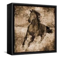 Running Free-Eric Yang-Framed Stretched Canvas