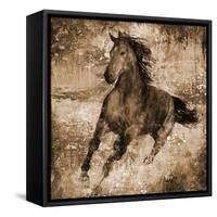 Running Free-Eric Yang-Framed Stretched Canvas