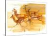 Running Gazelles, 2010-Mark Adlington-Stretched Canvas