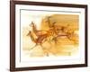 Running Gazelles, 2010-Mark Adlington-Framed Giclee Print