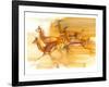 Running Gazelles, 2010-Mark Adlington-Framed Giclee Print