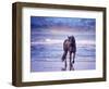 Running in the Sand I-null-Framed Photographic Print