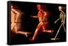 Running Man-Christian Darkin-Framed Stretched Canvas