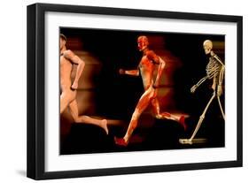 Running Man-Christian Darkin-Framed Photographic Print