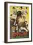 Running of the Bulls, Pamplona, Spain-Found Image Press-Framed Giclee Print