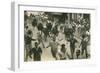 Running of the Bulls, Pamplona, Spain-null-Framed Art Print