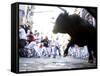 Running of the Bulls, San Fermin Festival, Pamplona, Navarra, Spain, Europe-Marco Cristofori-Framed Stretched Canvas