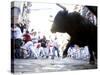 Running of the Bulls, San Fermin Festival, Pamplona, Navarra, Spain, Europe-Marco Cristofori-Stretched Canvas