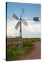 Running Old Metal Windmill-Ruud Morijn-Stretched Canvas