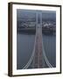 Running on the Verranzano Bridge Competing in the 1994 NYC Marathon-null-Framed Photographic Print