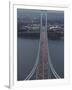 Running on the Verranzano Bridge Competing in the 1994 NYC Marathon-null-Framed Photographic Print