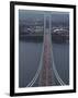 Running on the Verranzano Bridge Competing in the 1994 NYC Marathon-null-Framed Photographic Print