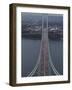 Running on the Verranzano Bridge Competing in the 1994 NYC Marathon-null-Framed Photographic Print