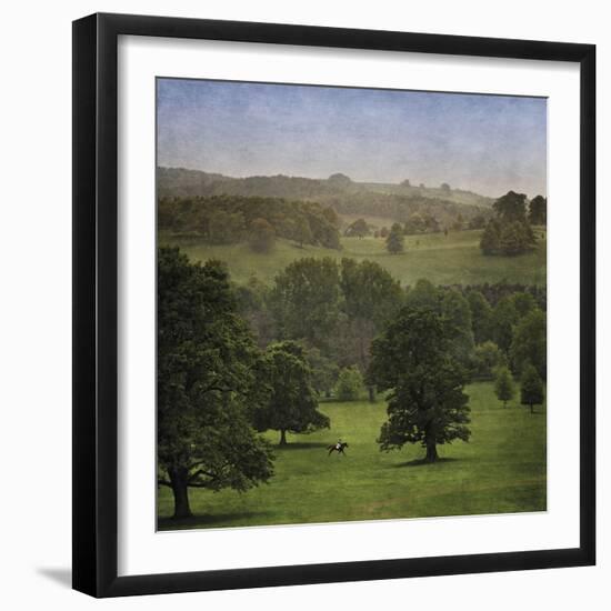 Running Past-Pete Kelly-Framed Giclee Print