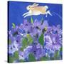 Running Rabbit-sylvia pimental-Stretched Canvas