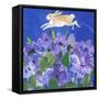 Running Rabbit-sylvia pimental-Framed Stretched Canvas