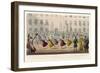 Running Race for Young Ladies at Tenterden-Robert Cruickshank-Framed Art Print