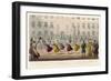 Running Race for Young Ladies at Tenterden-Robert Cruickshank-Framed Art Print