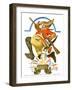 "Running Redcoat,"June 28, 1930-Joseph Christian Leyendecker-Framed Giclee Print