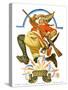 "Running Redcoat,"June 28, 1930-Joseph Christian Leyendecker-Stretched Canvas