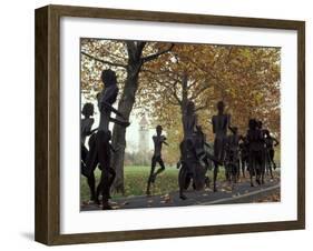 Running Sculptures Commemorating the Lilac Bloomsday Run, Spokane, Washington, USA-Jamie & Judy Wild-Framed Premium Photographic Print