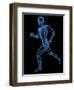 Running Skeleton, Artwork-SCIEPRO-Framed Premium Photographic Print