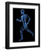 Running Skeleton, Artwork-SCIEPRO-Framed Premium Photographic Print