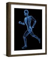 Running Skeleton, Artwork-SCIEPRO-Framed Photographic Print