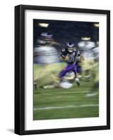 Running the Ball-null-Framed Photographic Print