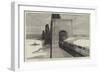 Running the First Train over the New Forth Bridge-null-Framed Giclee Print