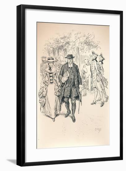 Running the Gauntlet - Stage Vi, C1920-Charles Edmund Brock-Framed Giclee Print