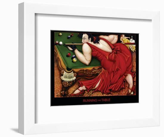 Running the Table-Natasha Pantelyat-Framed Art Print