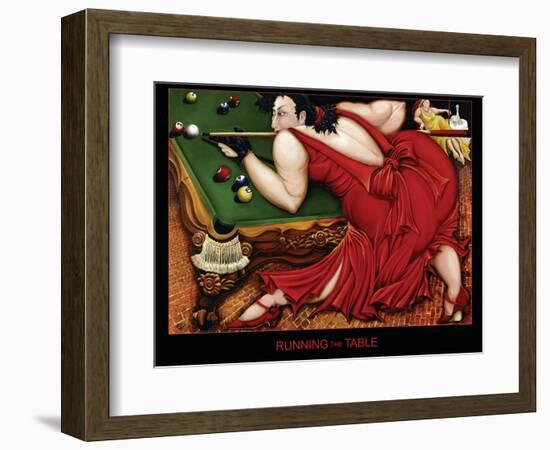 Running the Table-Natasha Pantelyat-Framed Art Print