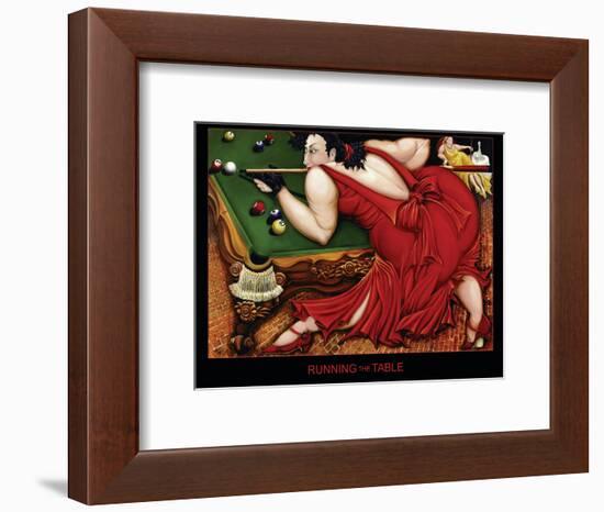 Running the Table-Natasha Pantelyat-Framed Art Print