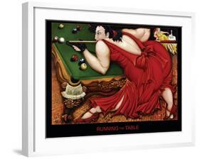 Running the Table-Natasha Pantelyat-Framed Art Print