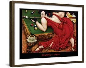 Running the Table-Natasha Pantelyat-Framed Art Print