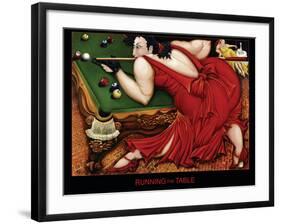 Running the Table-Natasha Pantelyat-Framed Art Print