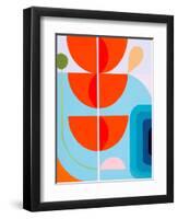 Running Toward The Sun 10-Marion Griese-Framed Art Print